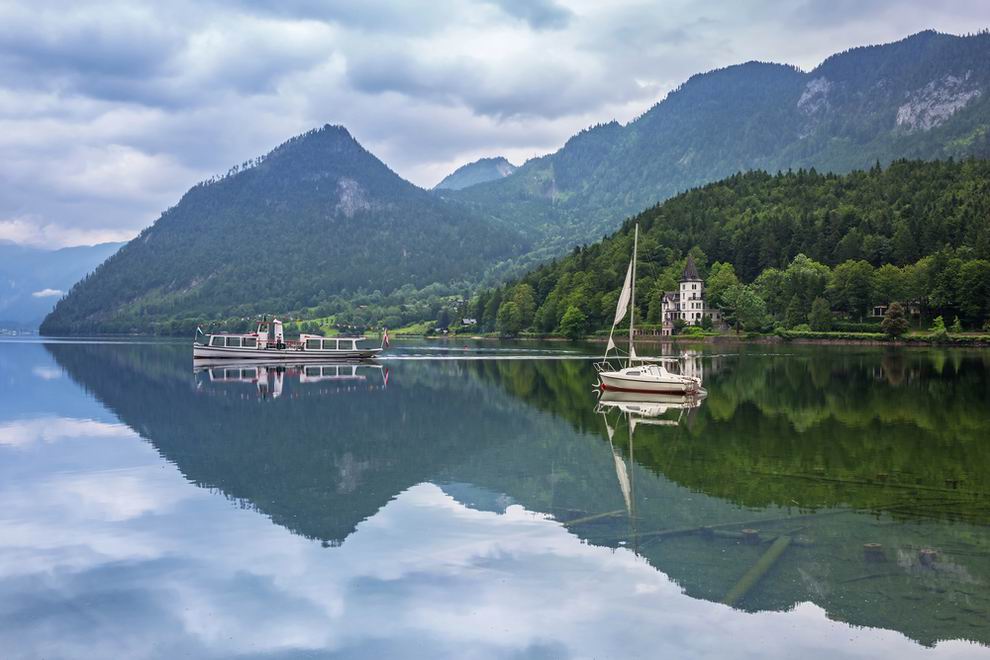 Grundlsee-tó Ausztria