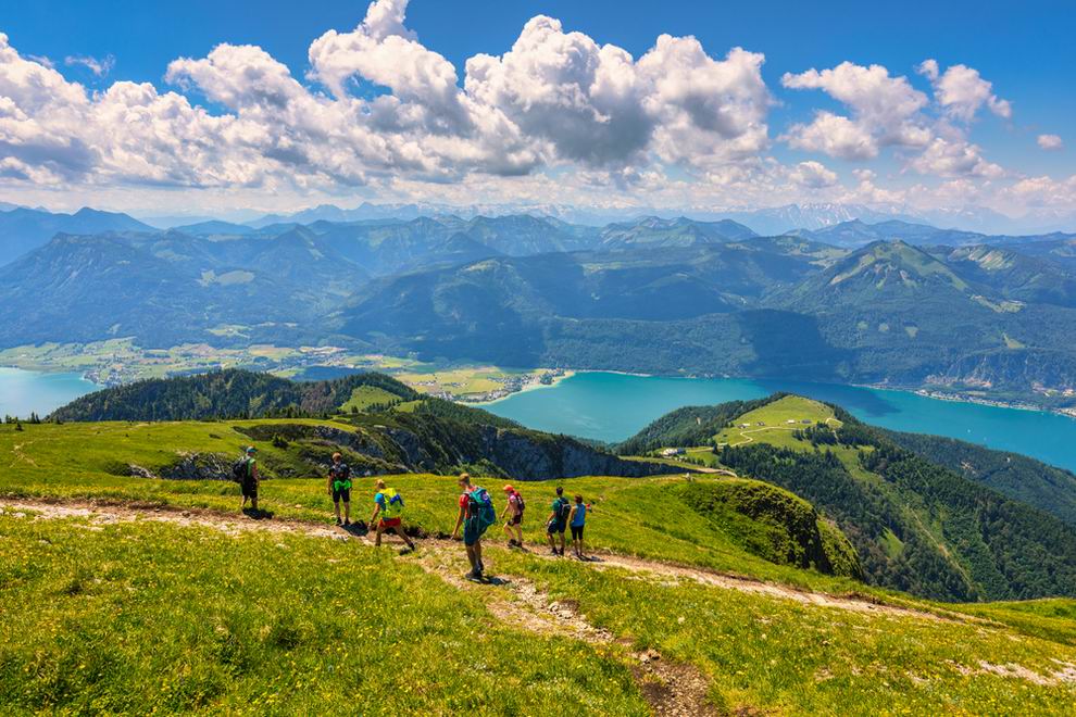 Schafbergspitze kilátás